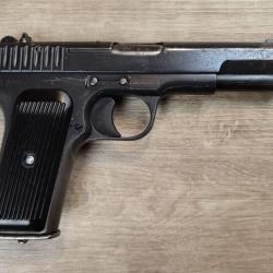 Pistolet TOKAREV mod&egrave;le TT33 - Tula 1937 - Calibre 7,62x25 (Occasion)