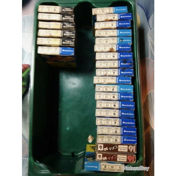 lot de boites de cartouches cal 16 la meurtriere.