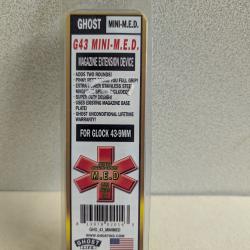 Kit de 3 rallonges de chargeur +2 GHOST pour GLOCK 43