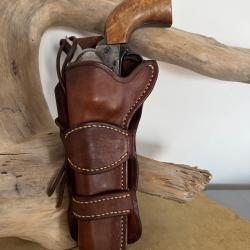 Holster en cuir pour revolvers de type Colt SAA 1873 ou r&eacute;plique 7''1/2. Gaucher N&deg;06