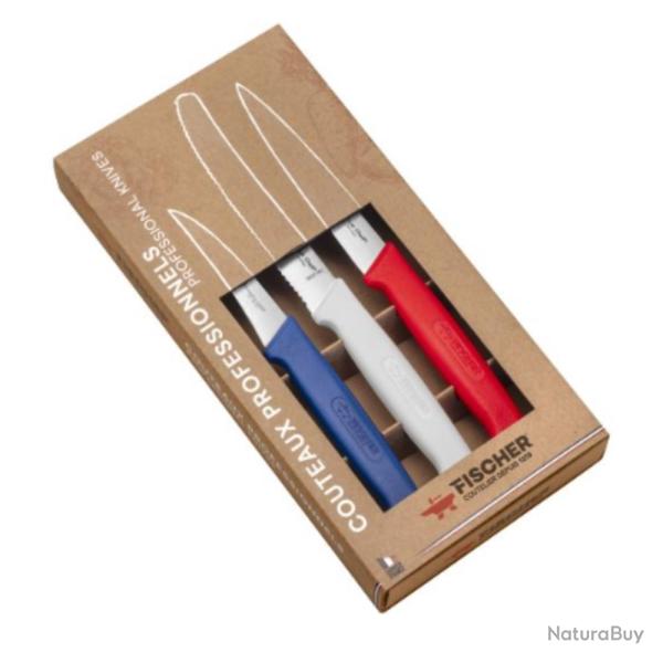 LOT DE 3 OFFICES BLEU BLANC ROUGE - FISCHER BARGOIN