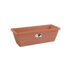 Balconni&egrave;re Elho&reg; 70x16cm en terre cuite - Jardini&egrave;re en plastique r&eacute;sistante