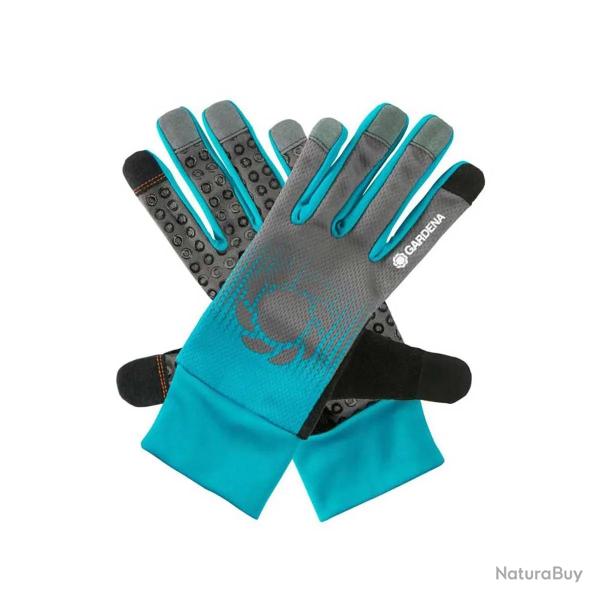 Gant de jardinage Gardena� - Bleu/Gris - Tactile & Antid�rapant L