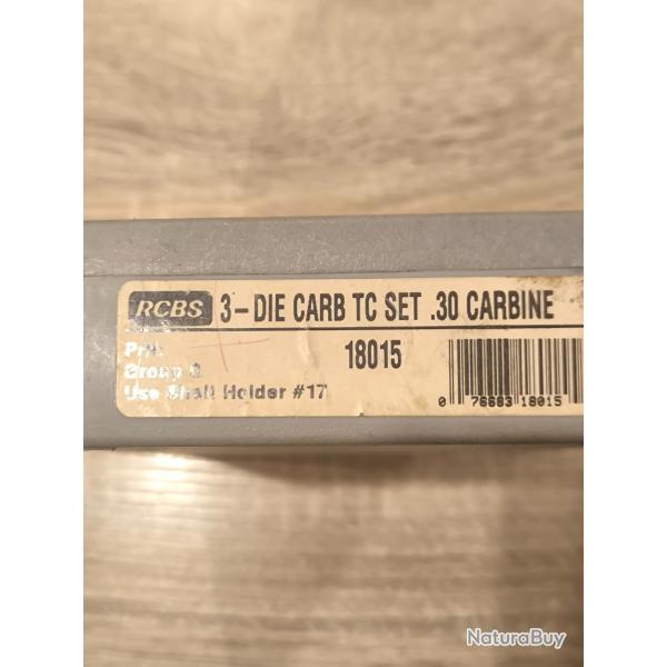 Jeu d outils RCBS 30 m1 carbure