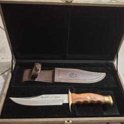 POIGNARD MUELA NEUF "BOWIE"  9238 EN COFFRET AVEC SON ETUI D'ORIGINE