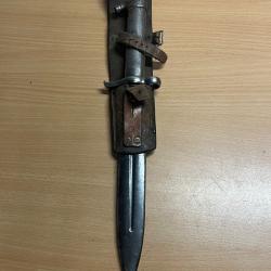 ba&iuml;onnette su&eacute;doise compl&egrave;te ww1