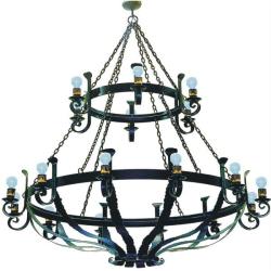 Grand Lustres avec 18 lumi&egrave;res