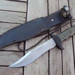Grand couteau &eacute;tui Nieto chasse & survie