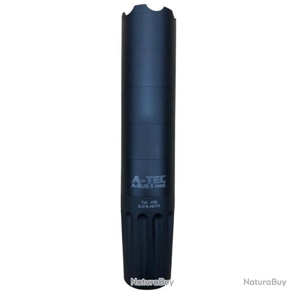 A-TEC Mod�rateur de son A-SUB-5 cal. 45 (.458") - FILETAGE: 0,578-28 TPI