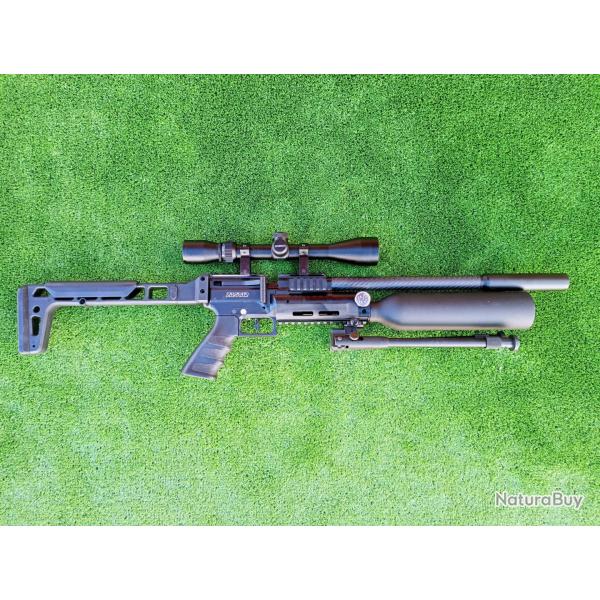 PACK Carabine PCP SNOWPEAK AP900B Cal. 5,5 mm 19,9 J. Bouteille aluminium + Valve Puissance