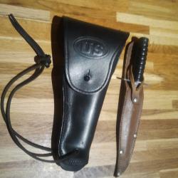 &eacute;tui, holster us avec  poignard