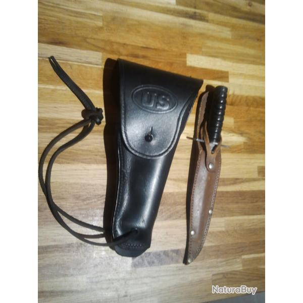 �tui, holster us avec  poignard