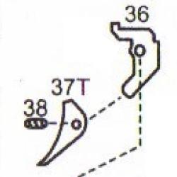Nouvelle g&acirc;chette AK47 New Legion + chaussure + vis #36, 37T, 38