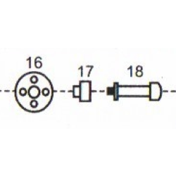 Nouveau joint de tasse AK47 New Legion + guide + tige de soupape #16, 17, 18