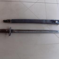 Ba&iuml;onnette Australie Lithgow M-1907 dat&eacute;e 1919.