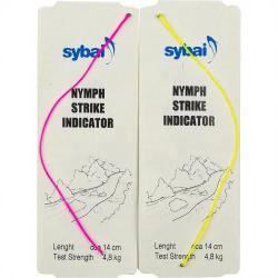 Indicateur de touche Nymph Strike Indicator SYBAI fluo rose