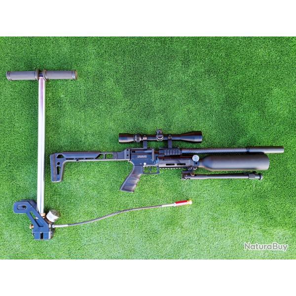 PACK-1 Carabine PCP SNOWPEAK AP900B Cal. 4,5 mm 19,9 J. Bouteille aluminium + Valve Puissance