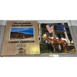 Ensemble de 2 livres western sur les villes fant&ocirc;mes