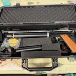 pistolet &agrave; air avec silencieux et 2 chargeur 14 joules