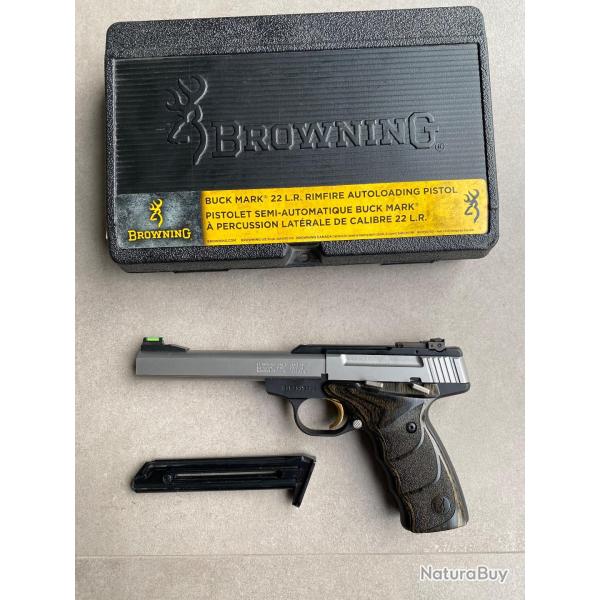 Pistolet 22 lr browning buck mark