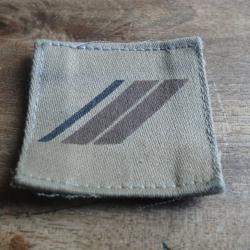 galon de poitrine tissu cousu sur velcro  caporal