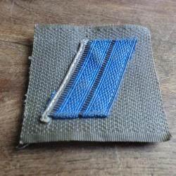 galon de poitrine tissu cousu sur velcro de brigadier chef