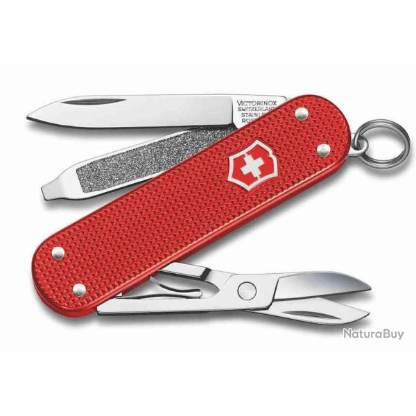 Victorinox 0.6221.L18 Alox Rouge Classic 58 mm Edition Limit�e