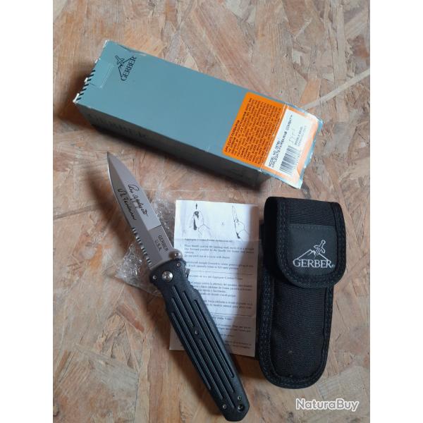 Gerber USA Applegate Fairbairn  Combat Folder Vintage 2006 Tactique EDC ... cold steel Sog Buck