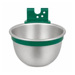 Lot de 10 Bols aluminium mangeoire - abreuvoir multi animaux &oslash;10cm