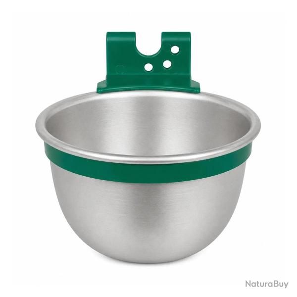 Lot de 10 Bols aluminium mangeoire - abreuvoir multi animaux �10cm