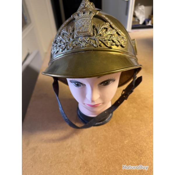 Magnifique casque de pompiers de Paris