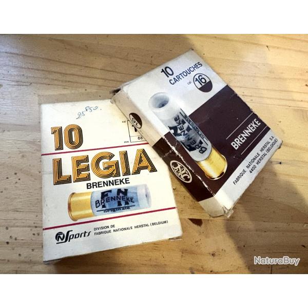 Munitions brenneke cal.16