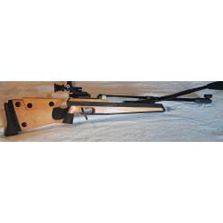 Carabine comp&eacute;tition &agrave; air comprim&eacute; ANSCHUTZ SUPERAIR 2001 calibre 4.5mm droiti&egrave;re + malle