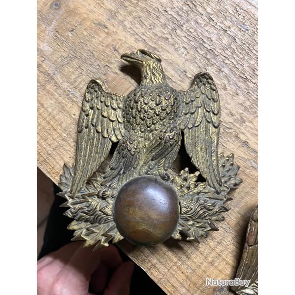 Plaque shako �poque Pr�sidence 1850 - militaria