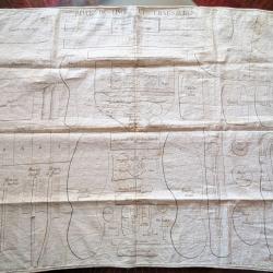 Mouchoir d'instruction revue linge et chaussures &eacute;poque Second Empire.