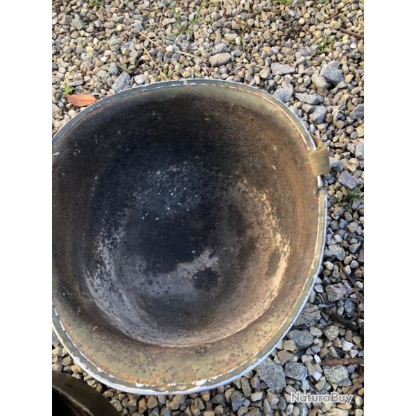 WW2 BEAU CASQUE US COMPLET PATTES FIXES ARM�E DE LIBERATION