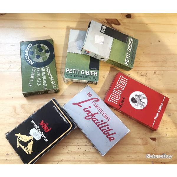 Lot de munitions 12 mm vari�es