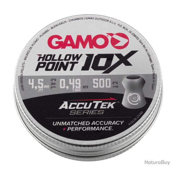 Plombs Gamo Hollow Point Accutek 4.5mm