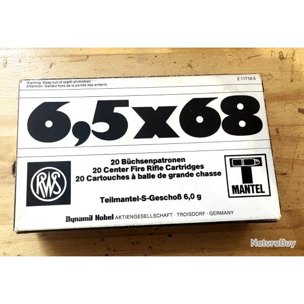 Munitions cal.6.5x68