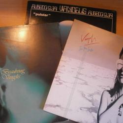 3 Vinyls 33 tours Vangelis - Pulstar, Beaubourg, See you later