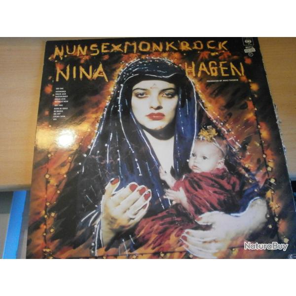 Album Vinyl 33 tours Nina Hage Nun Sex Monk Rock