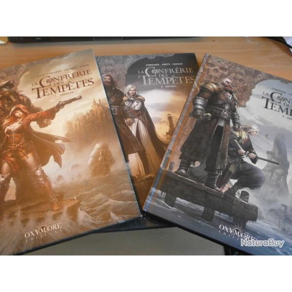 La Confrerie des Tempetes Tomes 1, 2, 3 - bd - Corduri�