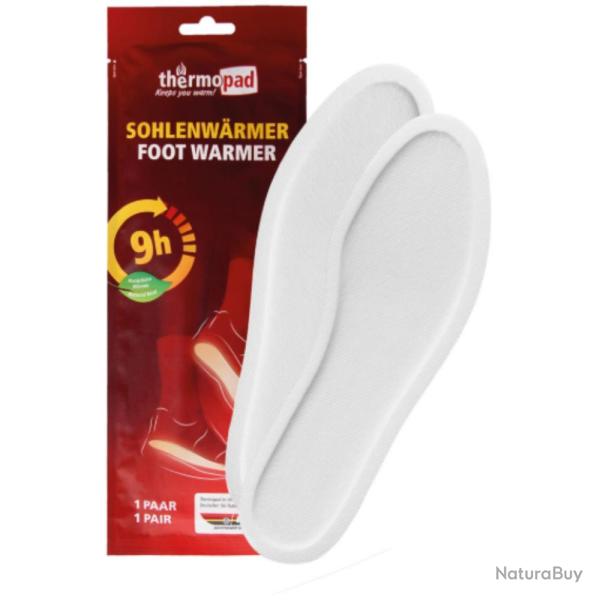 SEMELLES CHAUFFANTES JETABLES X2 42-43 - THERMOPAD