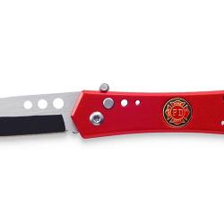 Couteau de s&eacute;curit&eacute; Fire Department rouge