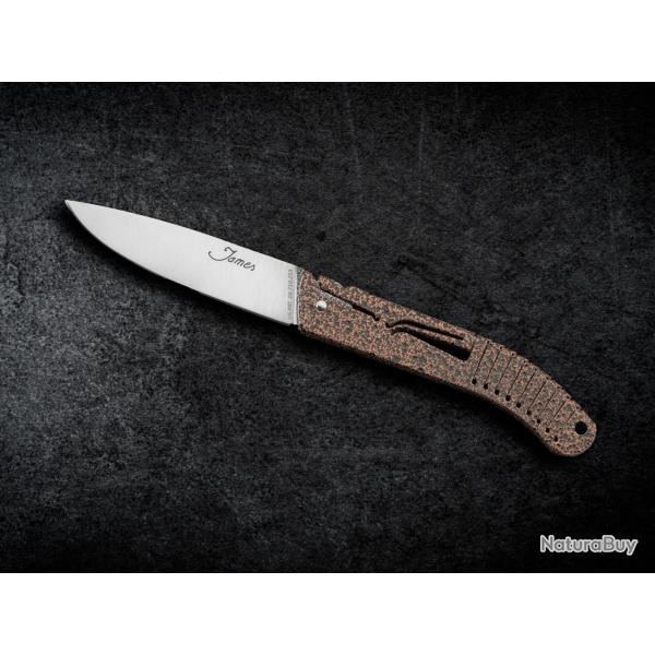 S�rie Limit�e: Le Thiers manche Cuivre Martel� Le Thiers lame D2