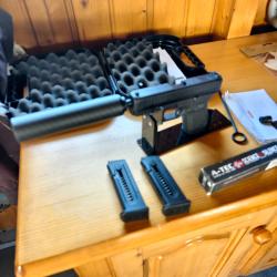 Glock 44 filet&eacute; calibre 22lr