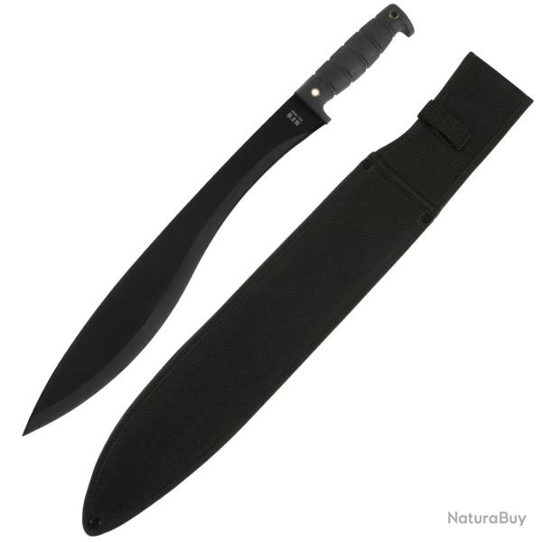 Machette MFH Taifun - 55 cm - Acier Inox 420mm - Lame Noire 4mm - Manche Antid�rapant - �tui Nylon