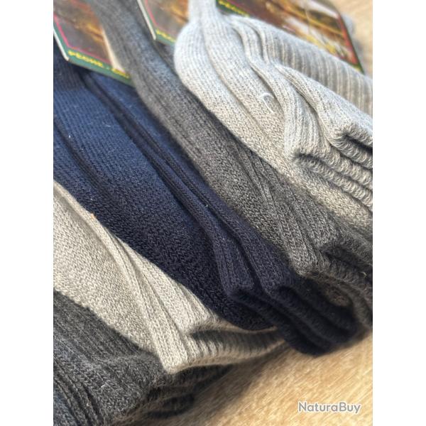 lot de 6 chaussettes bleu,grise a vendre aux ench�re destockage chasse ench�re