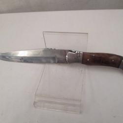 grand couteau de chasse laguiole  superbe  &eacute;tat total 29 cm