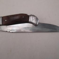 grand couteau de chasse laguiole a la destaing  superbe  &eacute;tat total 29 cm